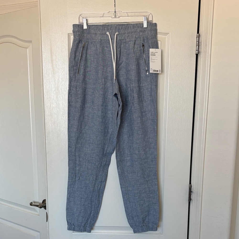 Athleta Heathered Blue Joggers